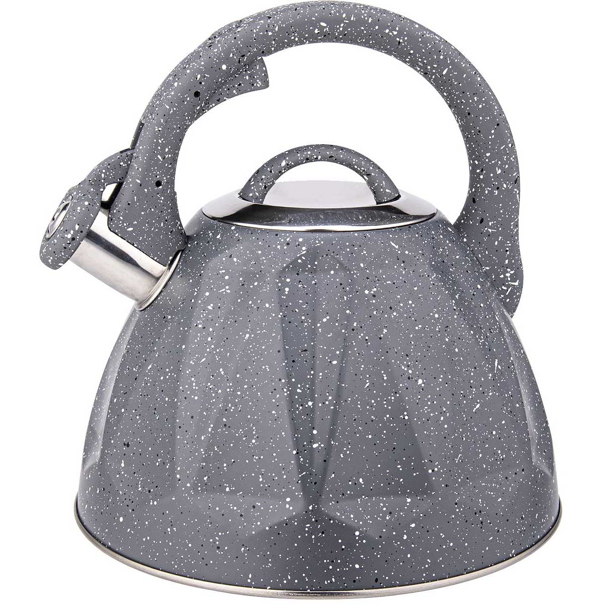 Cheffinger Fluitketel - 3L - Inductie - RVS - Grijs - TEKZEN