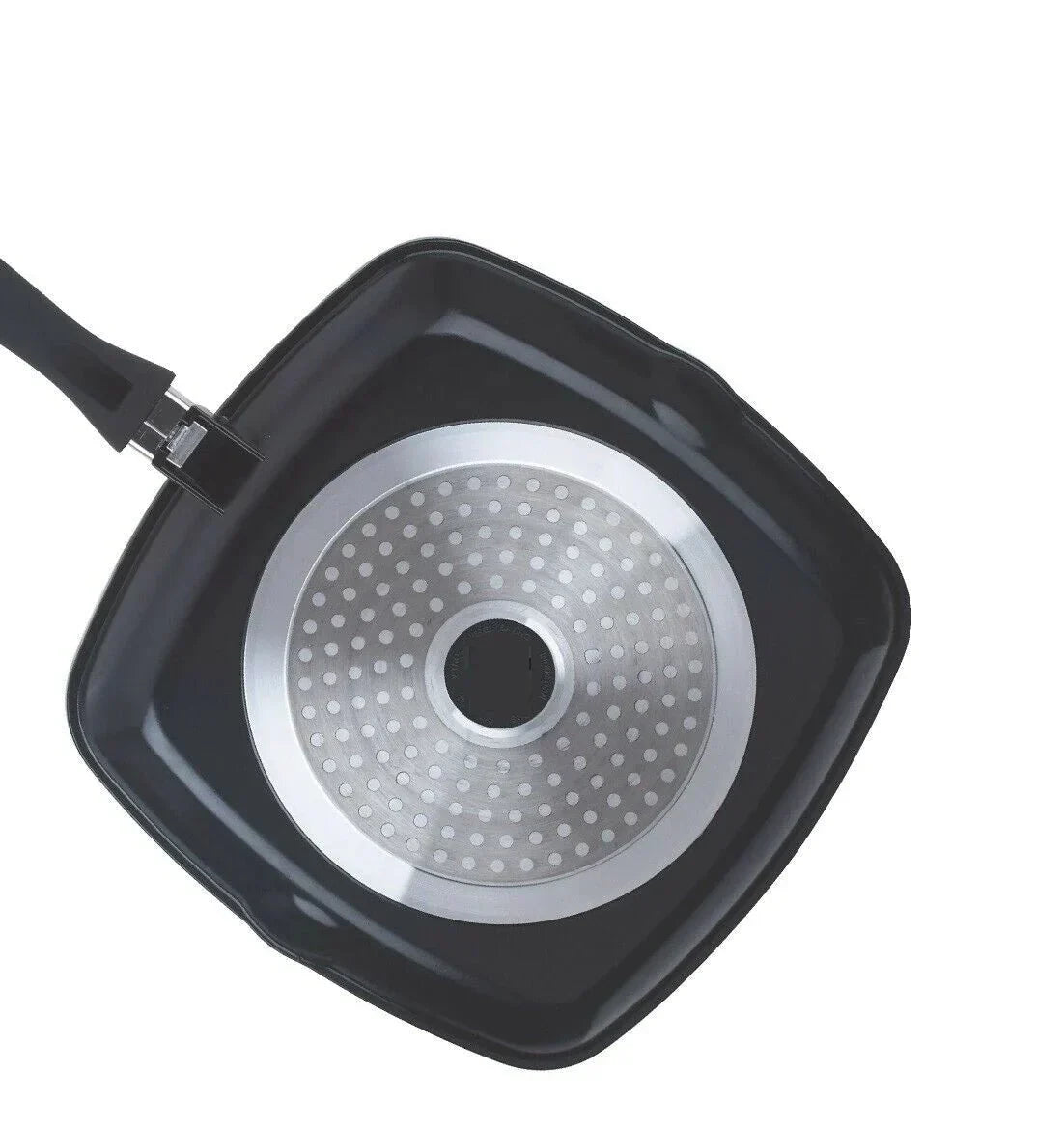 Cheffinger Grillpan - 28cm - Zwart - Inductie - TEKZEN