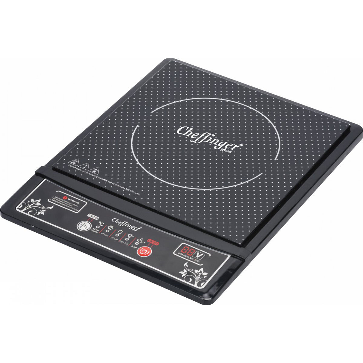 Cheffinger Inductiekookplaat – 2000W - Vrijstaande Elektrische Inductie Kookplaat - TEKZEN