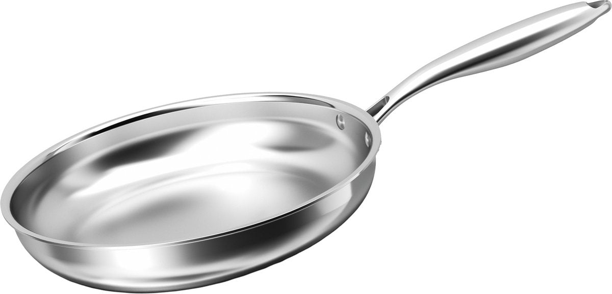 Cheffinger Koekenpan - 24cm - RVS - Zilver - TEKZEN