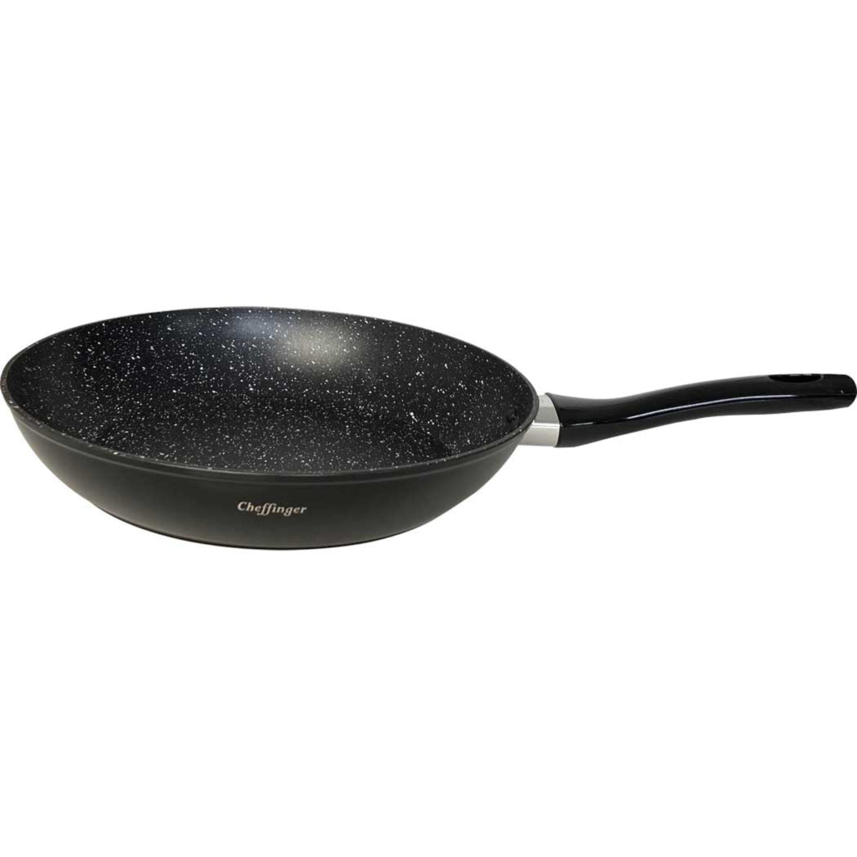 Cheffinger Koekenpan - 28cm - Zwart - Inductie - TEKZEN