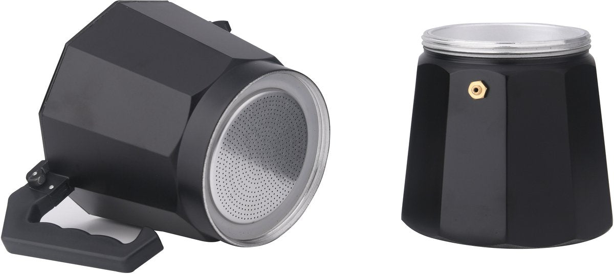 Cheffinger Koffie Percolator - Zwart - 6 Kopjes - Inductie - TEKZEN
