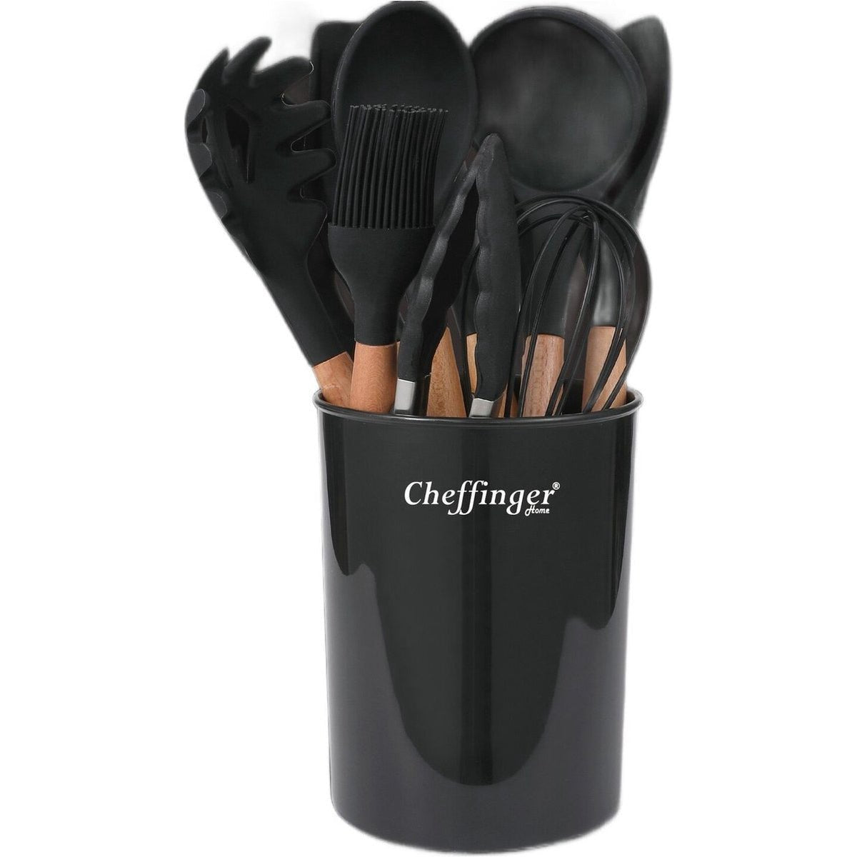 Cheffinger Kookgerei Set met Houder keukengereisets