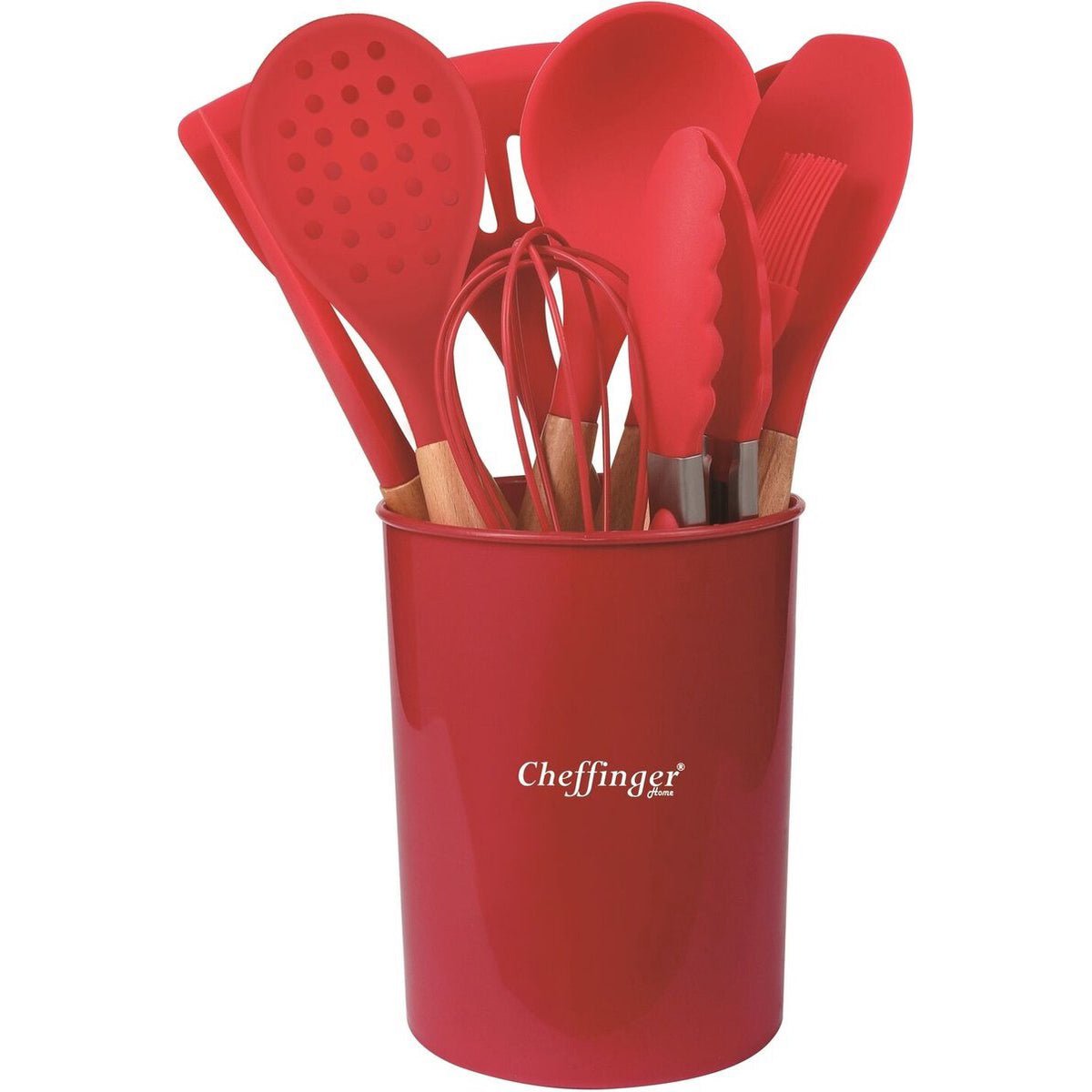 Cheffinger Kookgerei Set met Houder keukengereisets