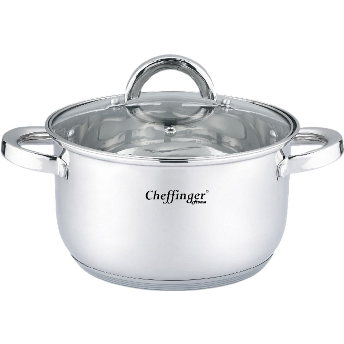 Cheffinger Kookpan met Deksel - 18cm - RVS - Inductie - TEKZEN