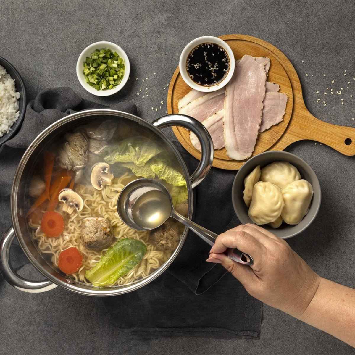 Cheffinger Kookpan met Deksel kookpannen productafbeelding 3