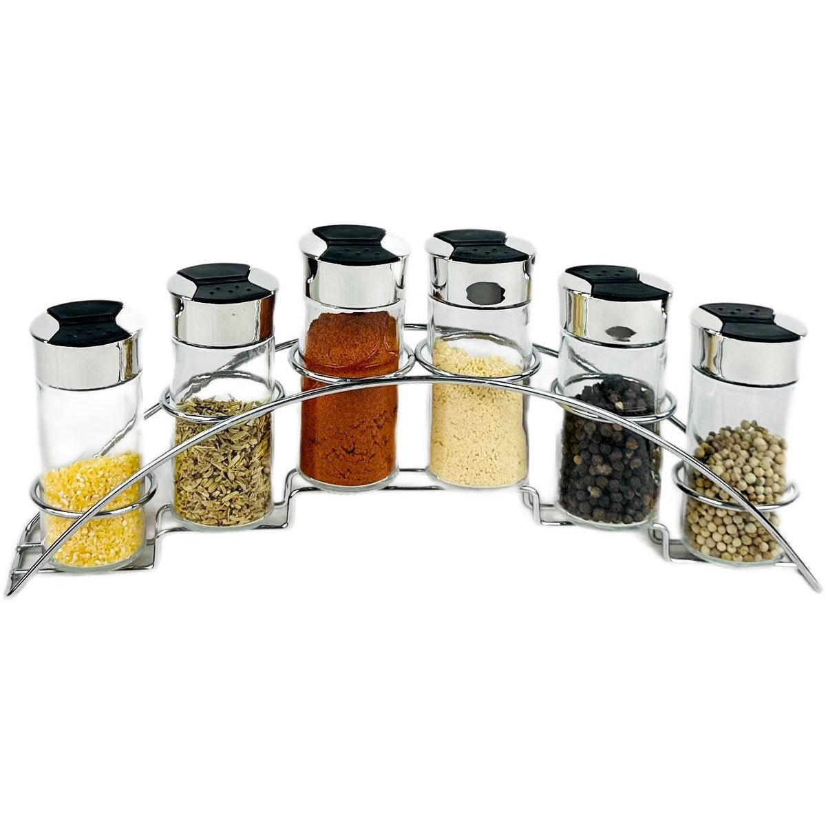 Cheffinger Kruidenrek met 6 Glazen Potjes - TEKZEN