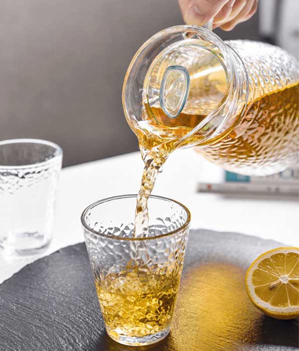 Cheffinger Luxe Karaf met 4 Glazen - 5 - delig - TEKZEN