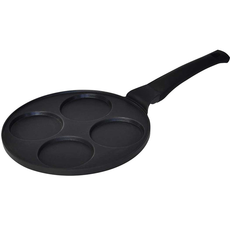 Cheffinger Pancake Pan - 4 Kop - 26cm - Pannenkoekenpan - Pancake Maker - Inductie - TEKZEN