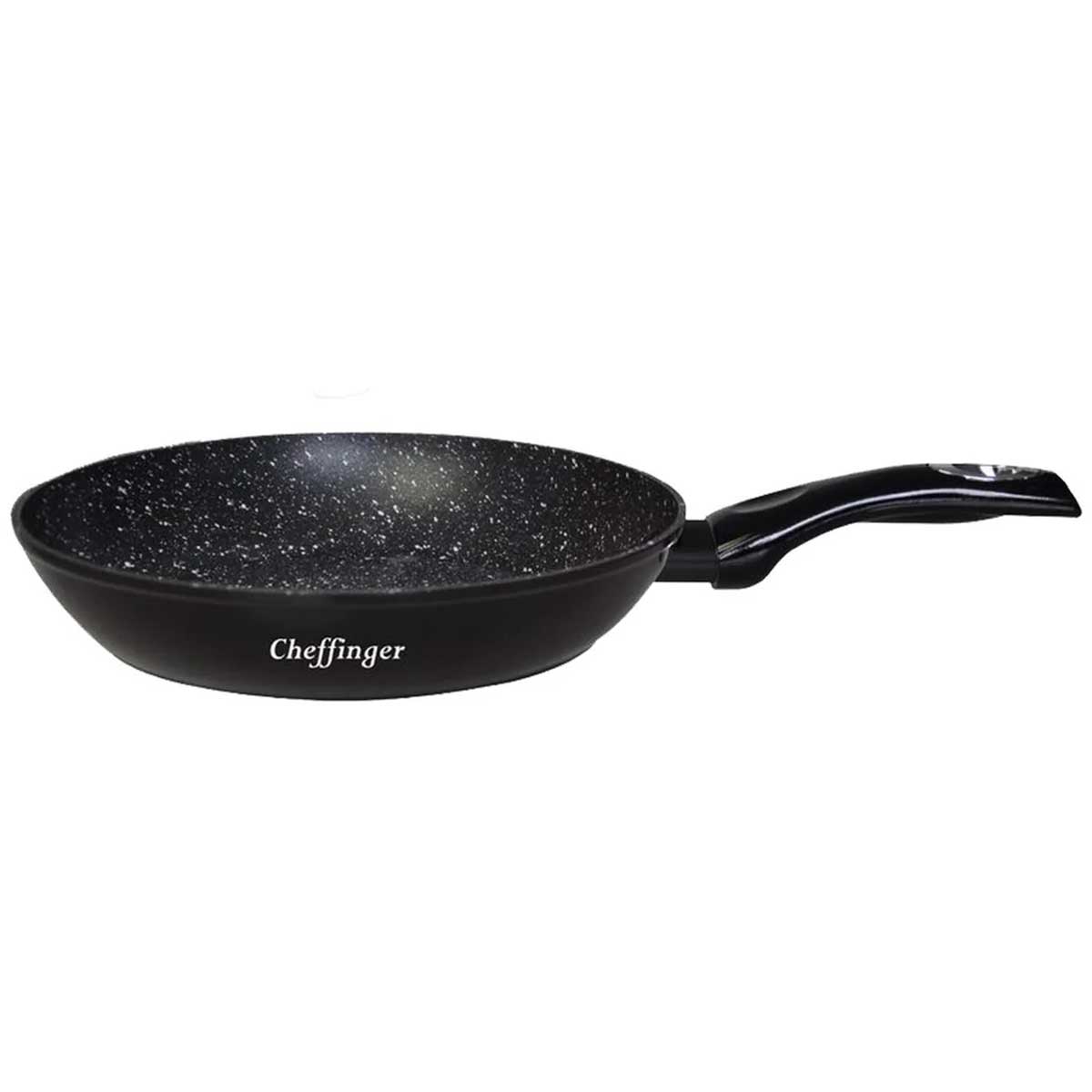 Cheffinger Pannenset - 10 - delig - Zwart - Inductie - Met Glazen Deksels - TEKZEN