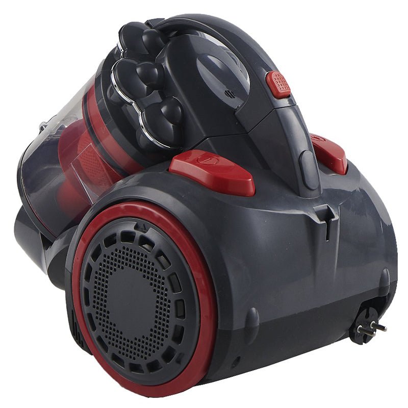 Cheffinger Stofzuiger Zonder Zak - 3L - HEPA Filter - Sterke Zuigkracht - Compact en Licht - Rood - TEKZEN