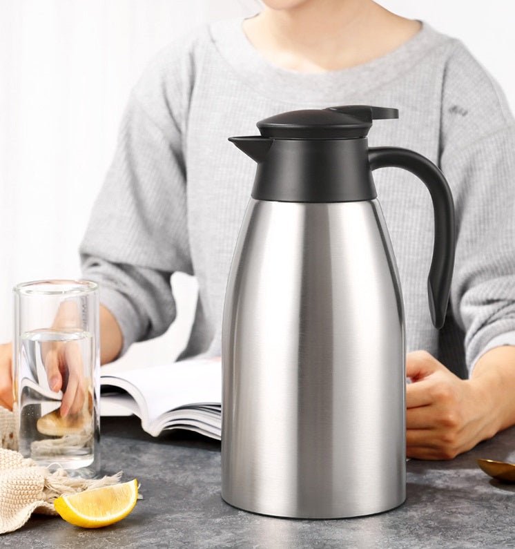 Cheffinger Thermoskan 2 Liter Zilver thermosfles productafbeelding 2