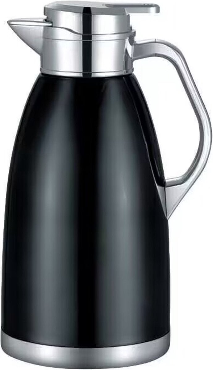 Cheffinger Thermoskan 2.3 Liter - Zwart - RVS Inox - Themosfles - TEKZEN