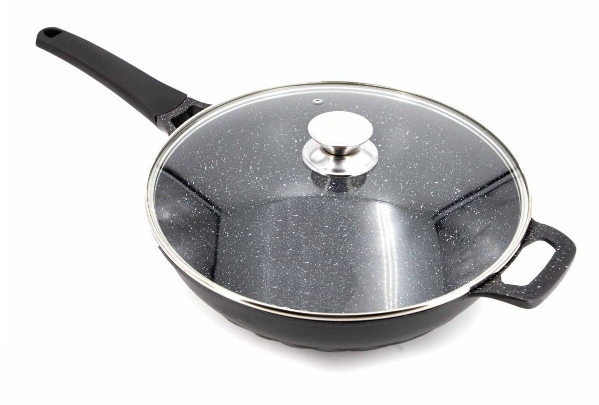 Cheffinger Wokpan XL met Deksel - 32cm - Inductie - TEKZEN