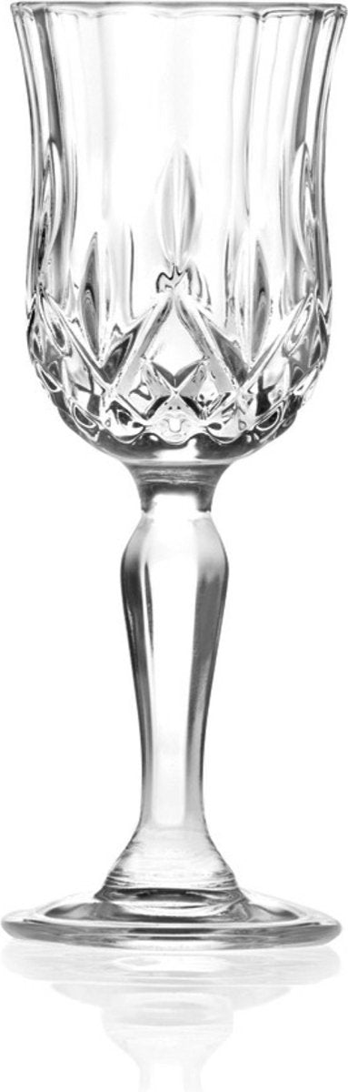 Cinar Luxe Wijnglazen - 6 Stuks - 200ml - Likeurglas - Borrelglas - TEKZEN
