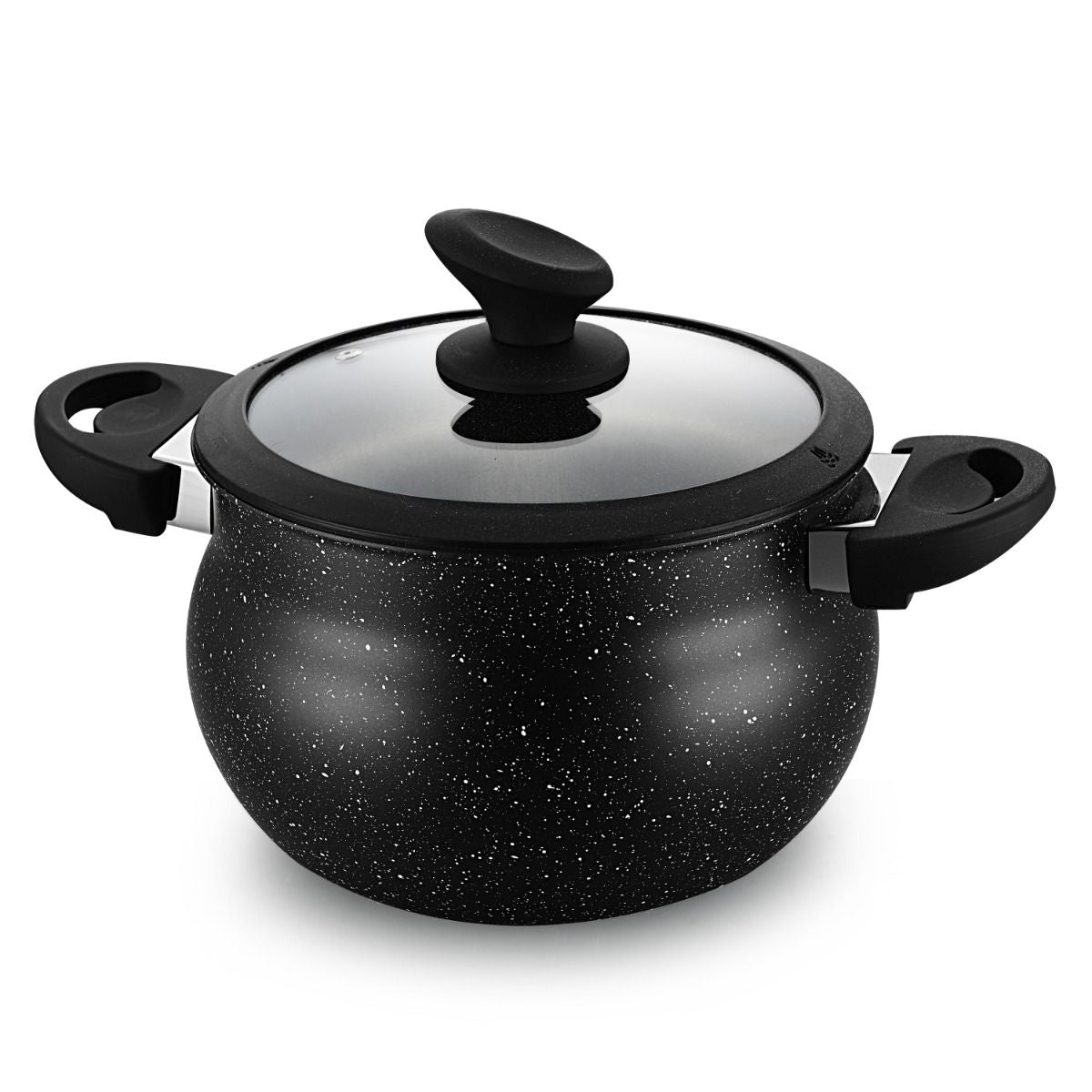 Ferveo Sahra Couscouspan - 15 Liter - 30 cm - Inductie geschikt - Stoompan - Zwart - TEKZEN