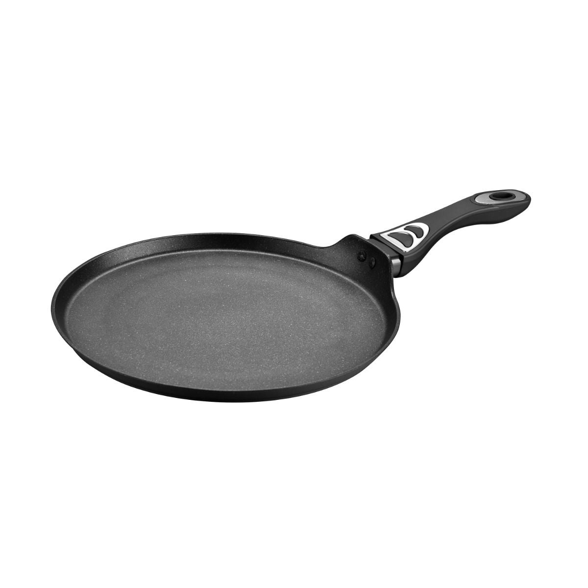 Ferveo Sienna Crêpe - en Pannenkoekenpan - 32cm - Zwart - Inductie - Pizza Pan - TEKZEN