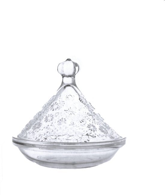 Glozini Amuseschaaltje - Set van 4 - Mini Tajine Schaaltjes met Deksel - TEKZEN