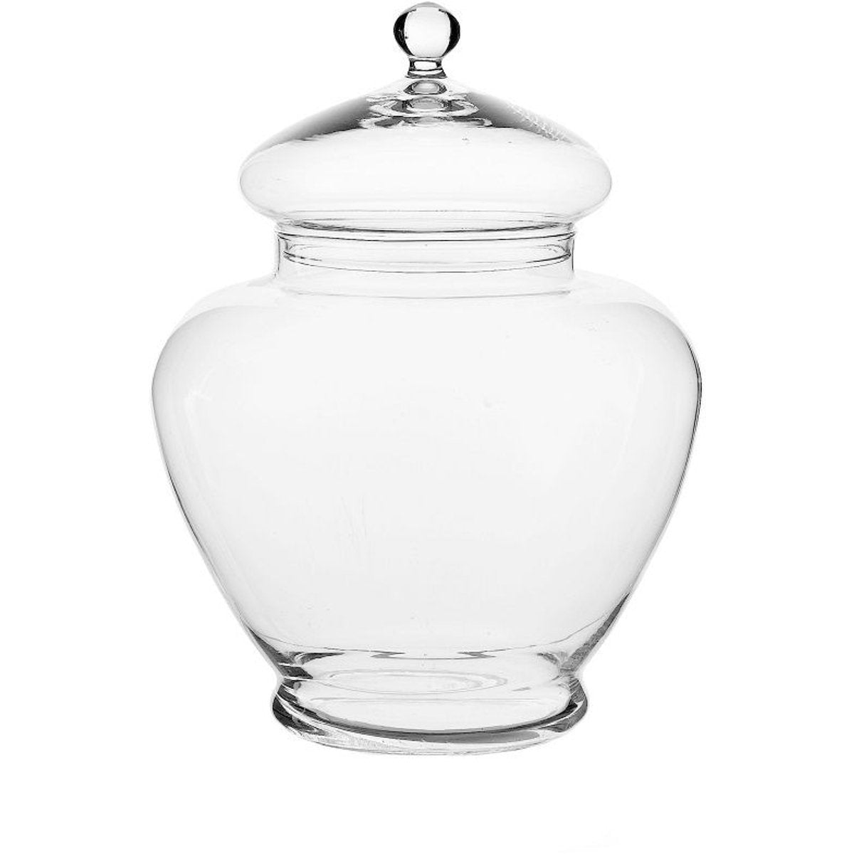 Glozini Glazen Snoeppot met Deksel - 20cm - TEKZEN