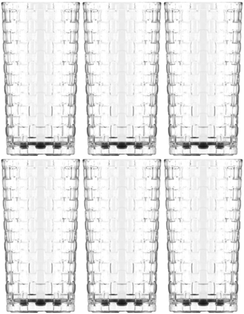 Glozini Longdrinkglazen - Set van 6 - 330ml - Sofia Tumbler - TEKZEN