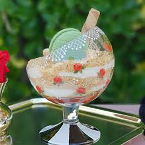 Glozini Luxe IJscoupes – Set van 4 | Stijlvolle Dessertschaaltjes voor IJs & Meer - TEKZEN