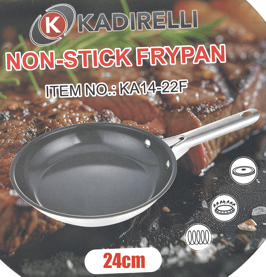 Kadirelli Koekenpan - 24cm - Inductie - Non - Stick - TEKZEN