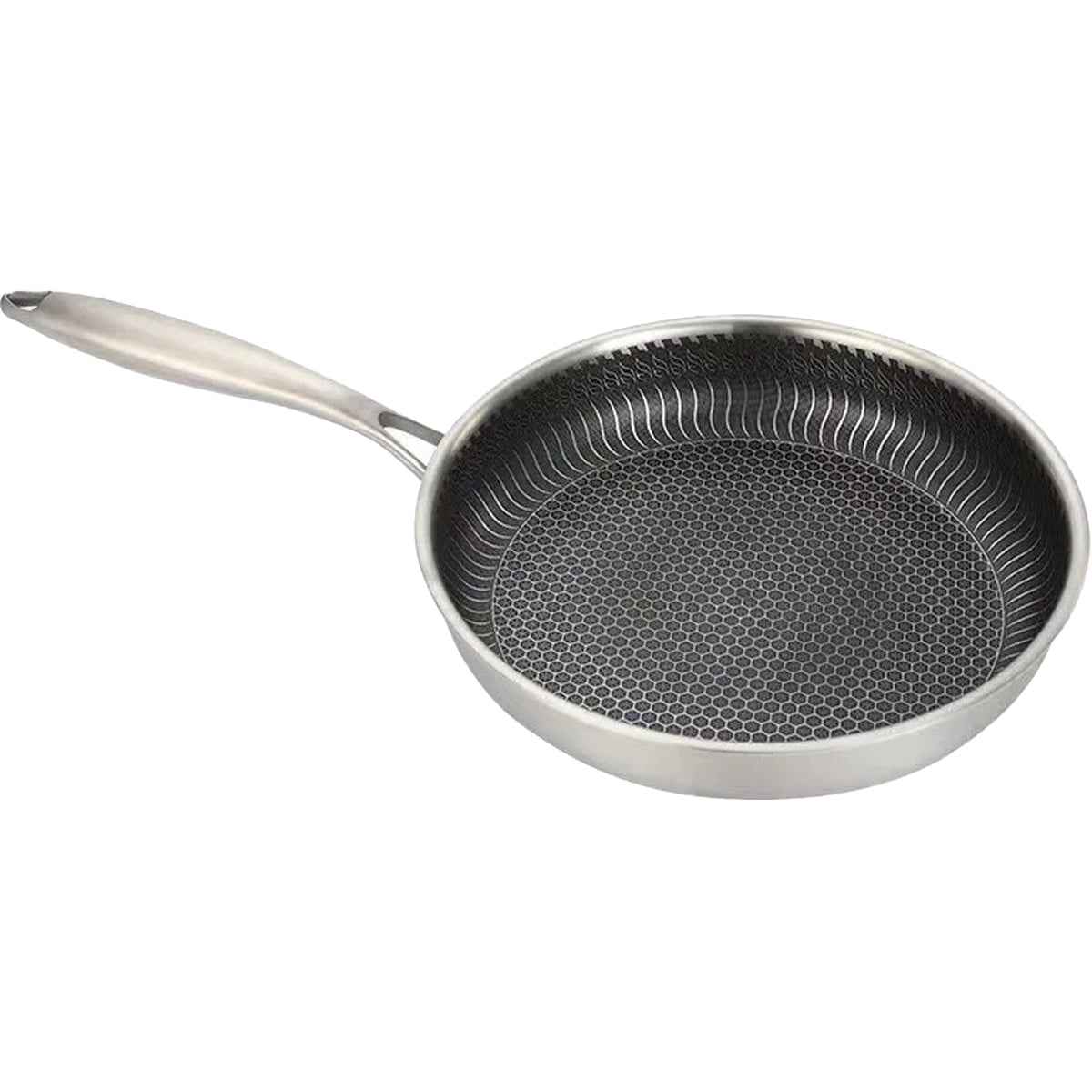 Cheffinger Koekenpan - 32cm - RVS - Honingraat - Inductie