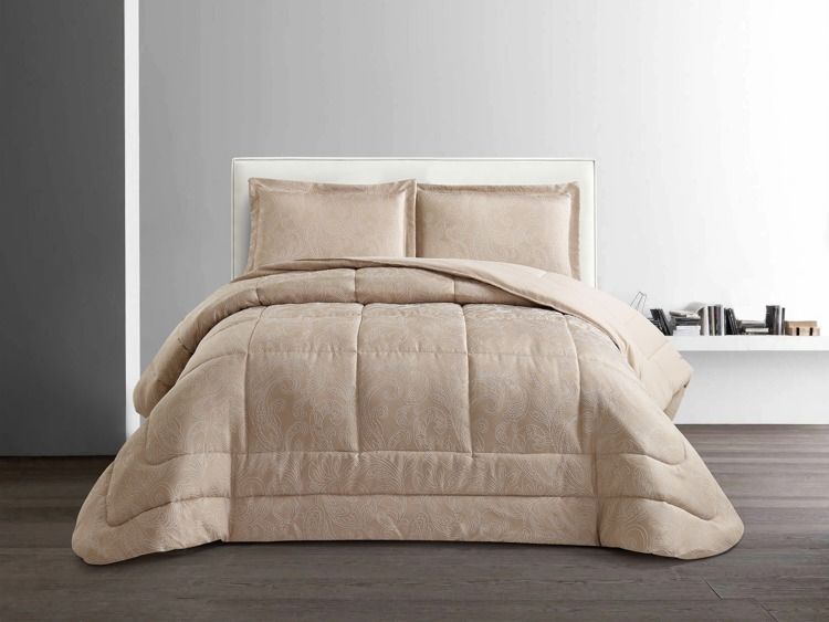 Lavella Masal Bedsprei Set 3 - delig - Beige - 260x240cm - TEKZEN