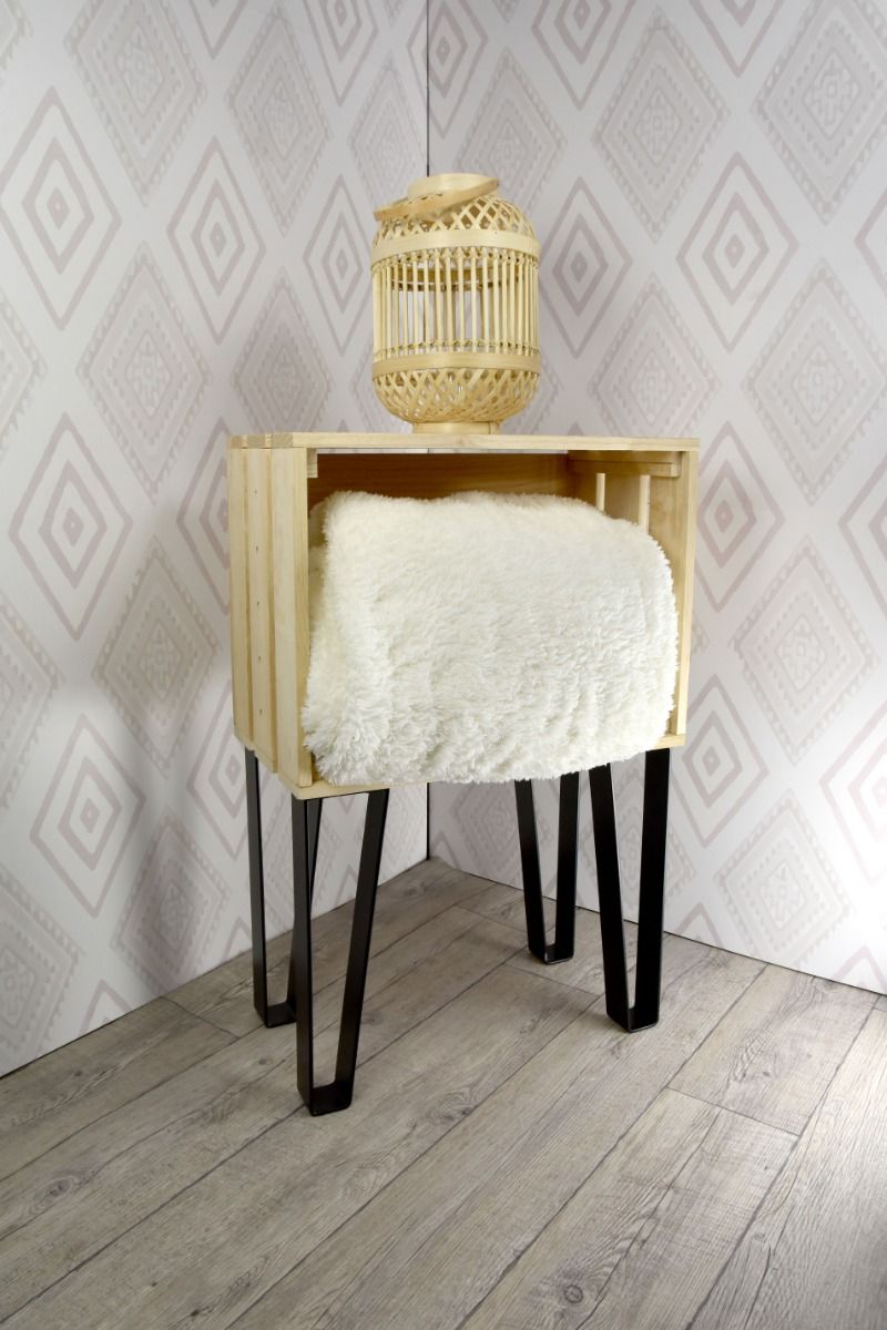 MacLean Design Tafelpoot Staal - 40cm - Zwart - Meubelpoot - TEKZEN