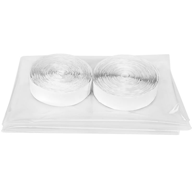 MacLean Isolerende Raamfolie 250x150cm - Klittenbandsluiting - Isolatiefolie Tegen Kou en Tocht - TEKZEN