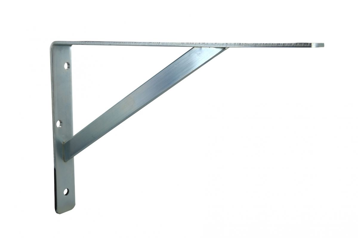 Maclean Plankdrager Zilver - 2 stuks - 330 x 495mm - Gegalvaniseerd Staal - Plankdragers - TEKZEN