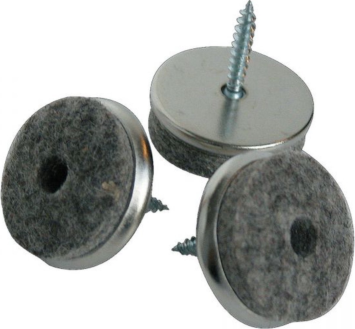 MacLean Viltjes met Schroef 20mm - Set van 16 Viltglijders - Vloerbeschermer - Schroefviltjes - Antikras Meubelonderzetters - Schroef Viltjes - TEKZEN