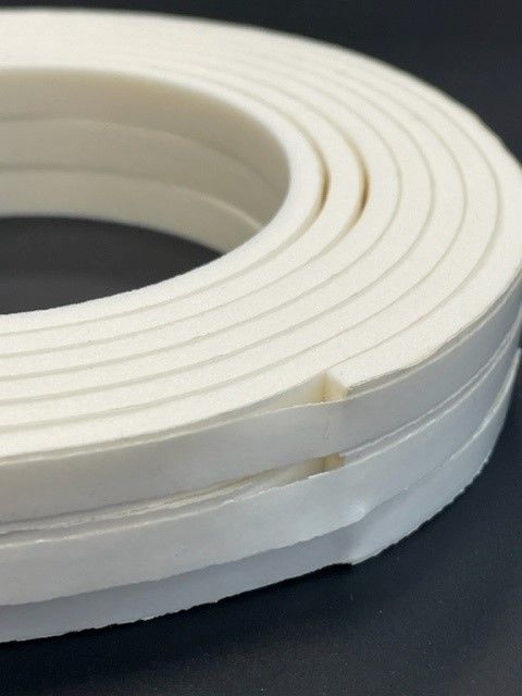 Maclean Zelfklevend PVC Tochtband I - Profiel - Wit - 9mm x 4mm x 7,5m - Tochtstrip - TEKZEN