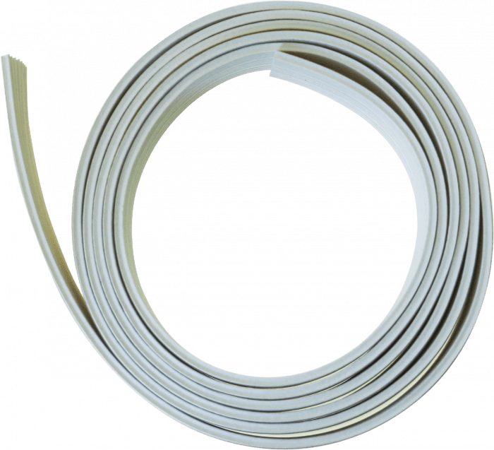 Maclean Zelfklevend Tochtband E - Profiel - Wit - 9mm x 4mm x 7,5m - Tochtstrip - TEKZEN