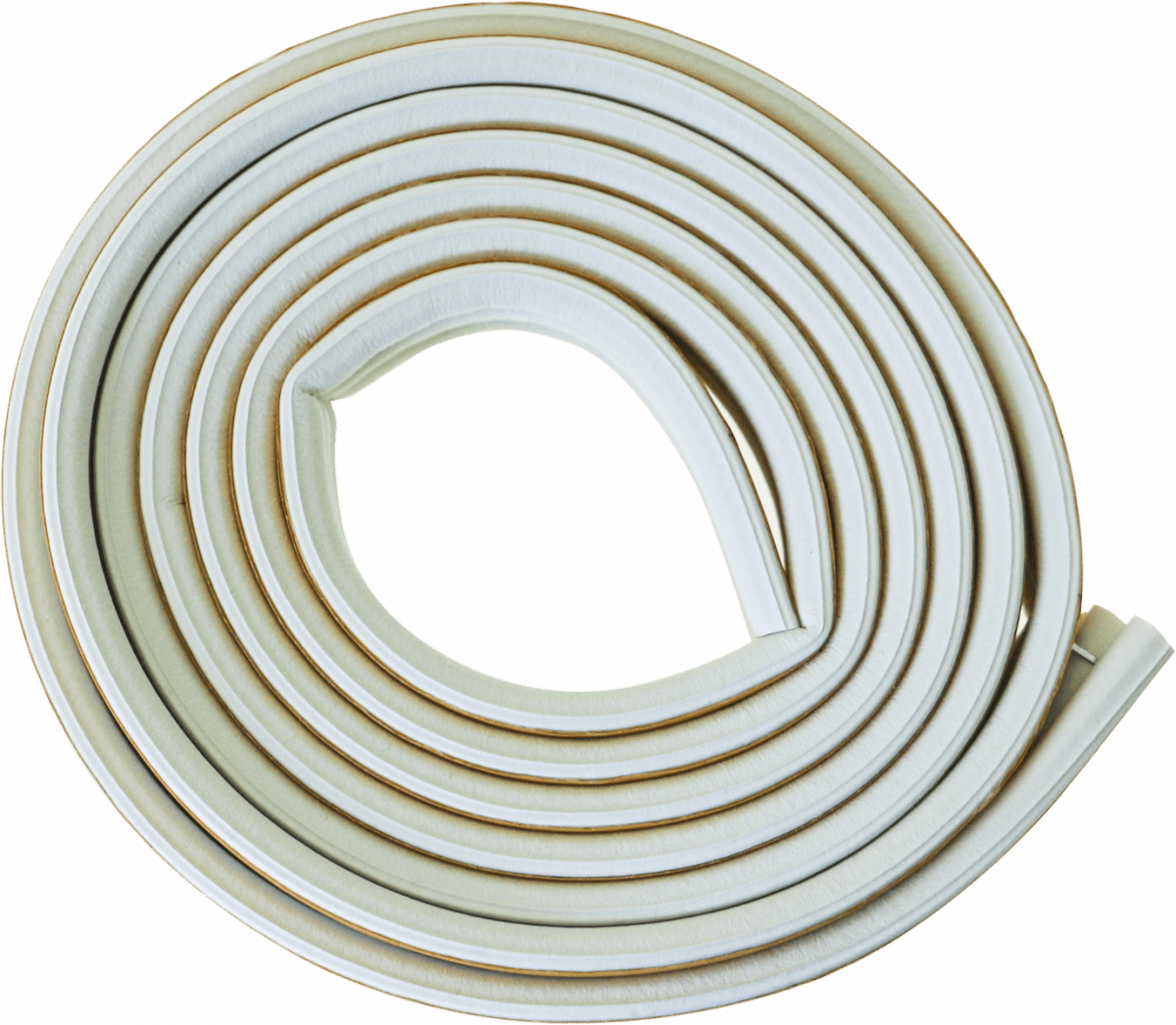 Maclean Zelfklevend Tochtband P - Profiel - Wit - 9mm x 5,5mm x 7,5m - Tochtstrip - TEKZEN