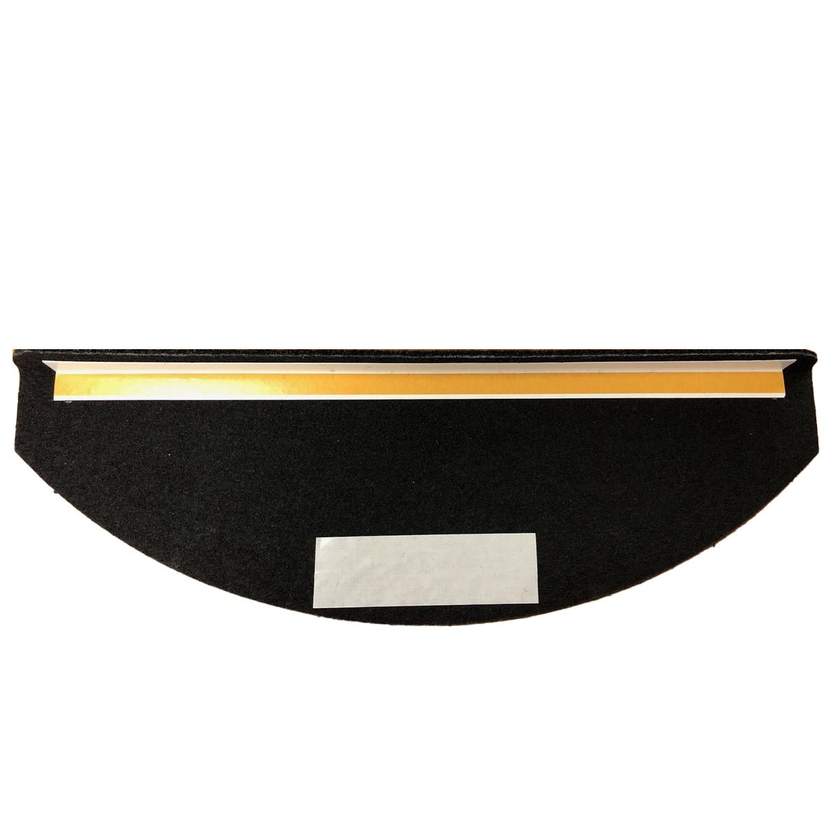 MONOO Naaldvilt Trapmatten Set - Antraciet - 15 Stuks - 56x17x3cm - Zelfklevende Halve Maantjes voor Trap - TEKZEN