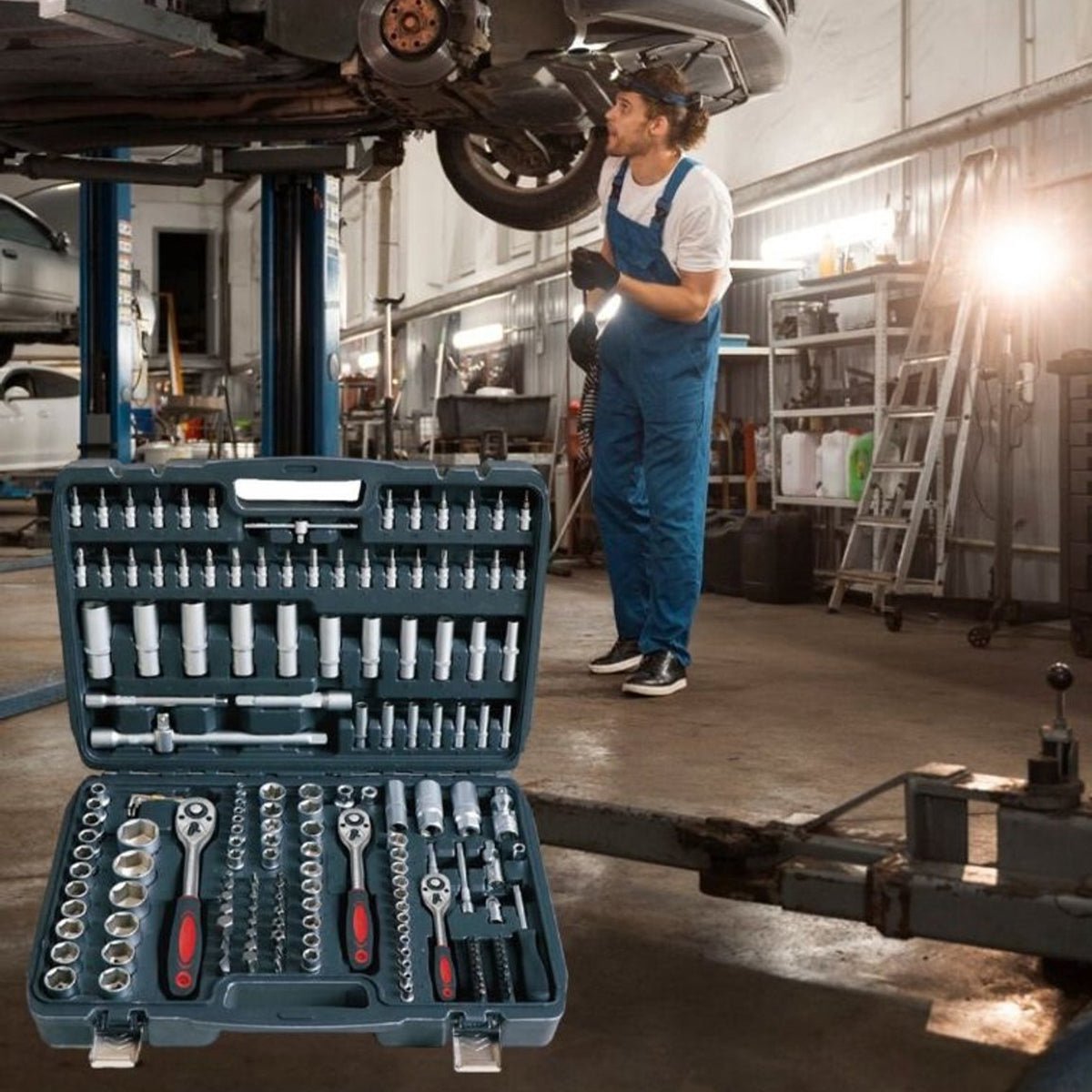 Stark's Dopsleutelset - 172 - delig - Compleet Gereedschap voor Elke Klus - TEKZEN