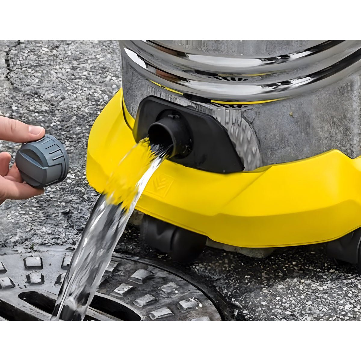 Stark's Stofzuiger - 3 - in - 1 - Nat en Droogzuiger - 1500W - Alleszuiger - 30L - Geel - TEKZEN