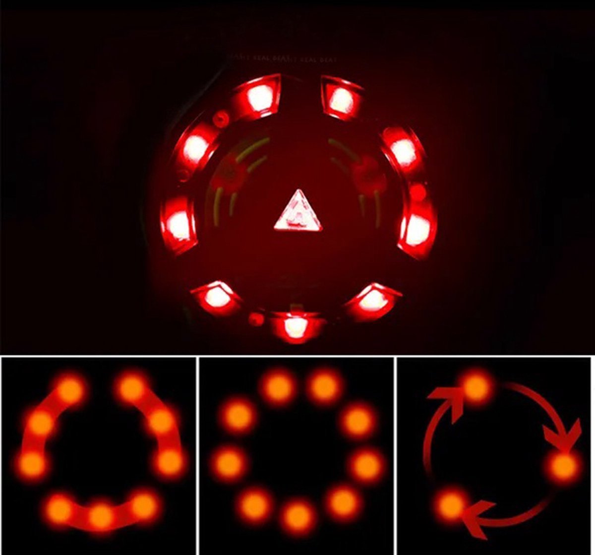 Verk Group Oplaadbare LED Zoeklicht Zaklamp met Powerbankfunctie – Voor Outdoor en Noodsituaties - Zwart/Groen - TEKZEN