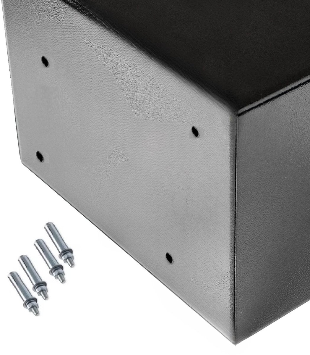 Stark's Kluis - Elektronisch Cijferslot en Noodsleutel - Geldkluis - Sieradenkluis - 30x35x50cm - Zwart