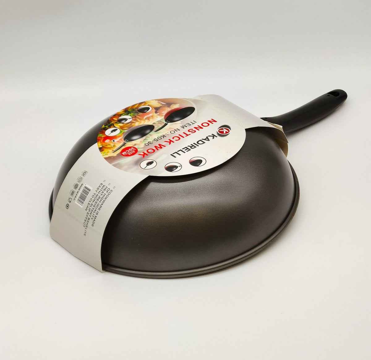 Kadirelli Wokpan - 30cm - Rood - PFAS-Vrij - Inductie