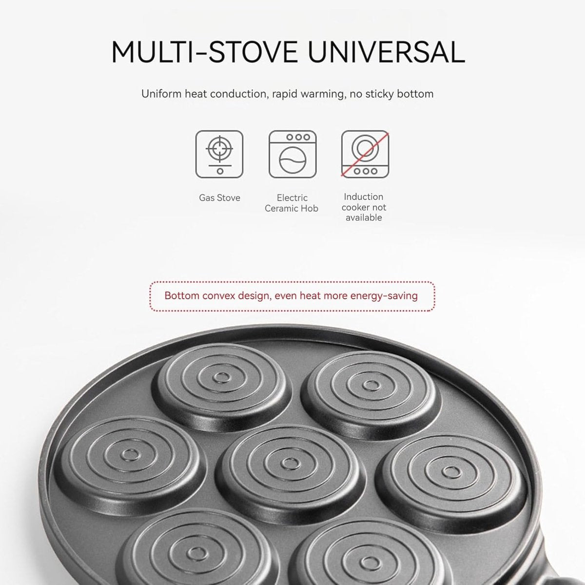 Platinum Pancake Pan - 26cm - Emoji Pannenkoekenpan - Pancake met Smiley