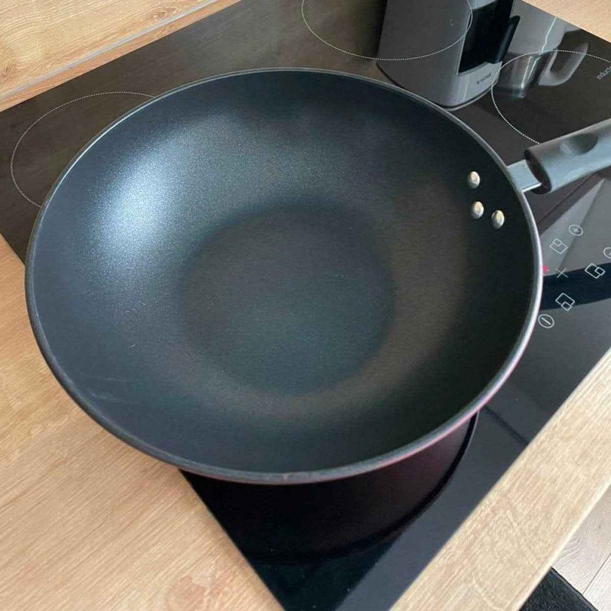 Kadirelli Wokpan - 34cm - Rood - PFAS-Vrij - Inductie