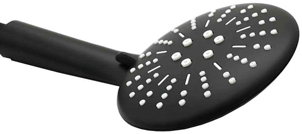 Hauskraft Luxe Doucheset met 3-Standen Douchekop – Zwarte Afwerking & Verstelbare Slang