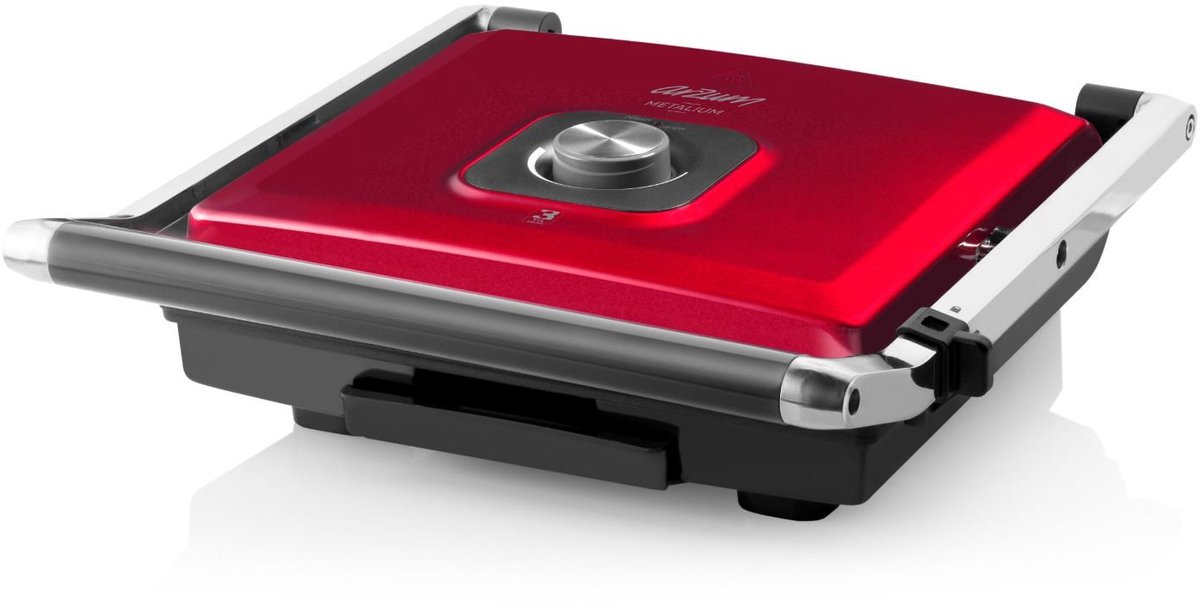 Arzum Metalium Grill & Sandwich Maker AR2022-1400 | Rood - 2000W