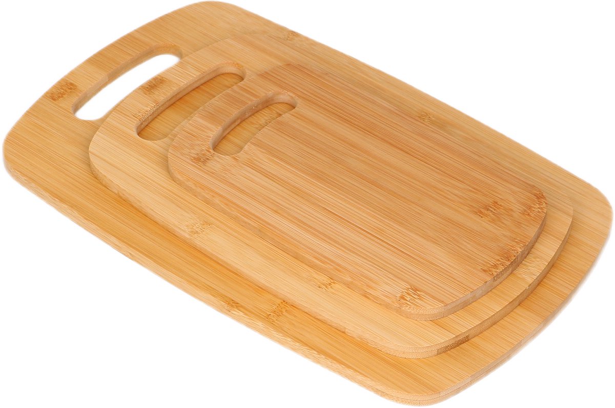 Cheffinger Snijplank Set - 3-delig - Bamboe