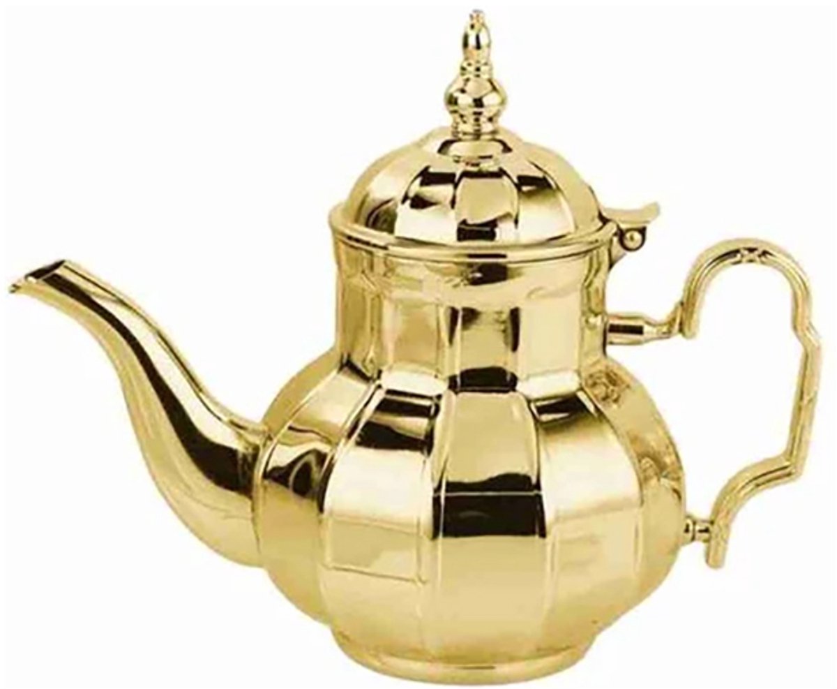 Kadirelli Teapot Gold - Stainless Steel - 1.6 Liter - Turkish & Moroccan Teapots