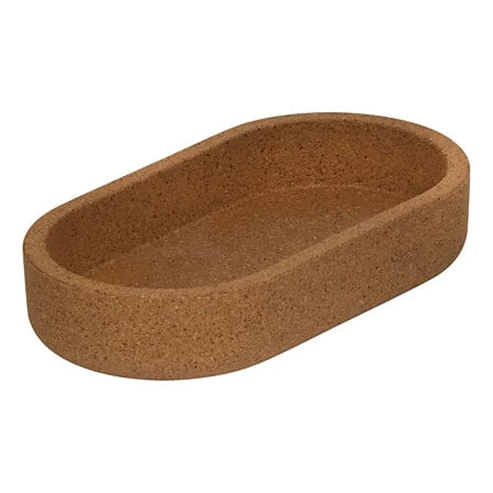 5Five Voorraadpot - 3-delige Organizer Set van Glas en Kurk - Transparant