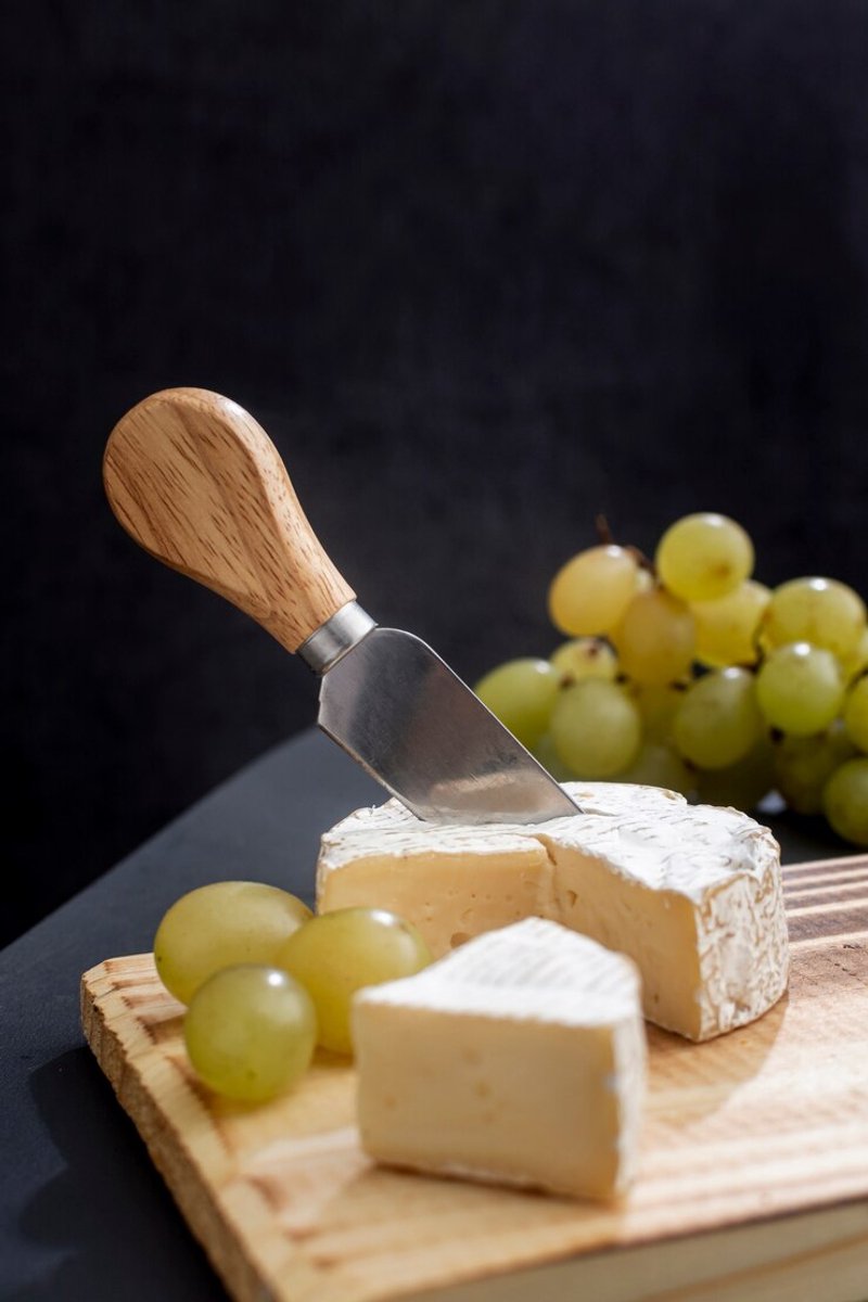 Cheffinger Kaasplank met 2 Kaasmessen - Bamboe - Kaasplankje - Serveerplank