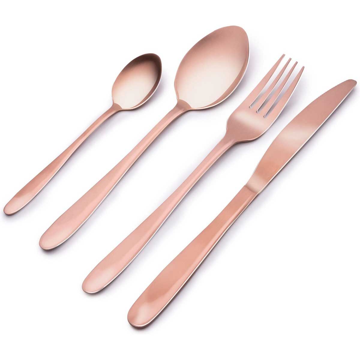 Alpina Besteckset - 16-teilig - 4 Personen - Kupfer 